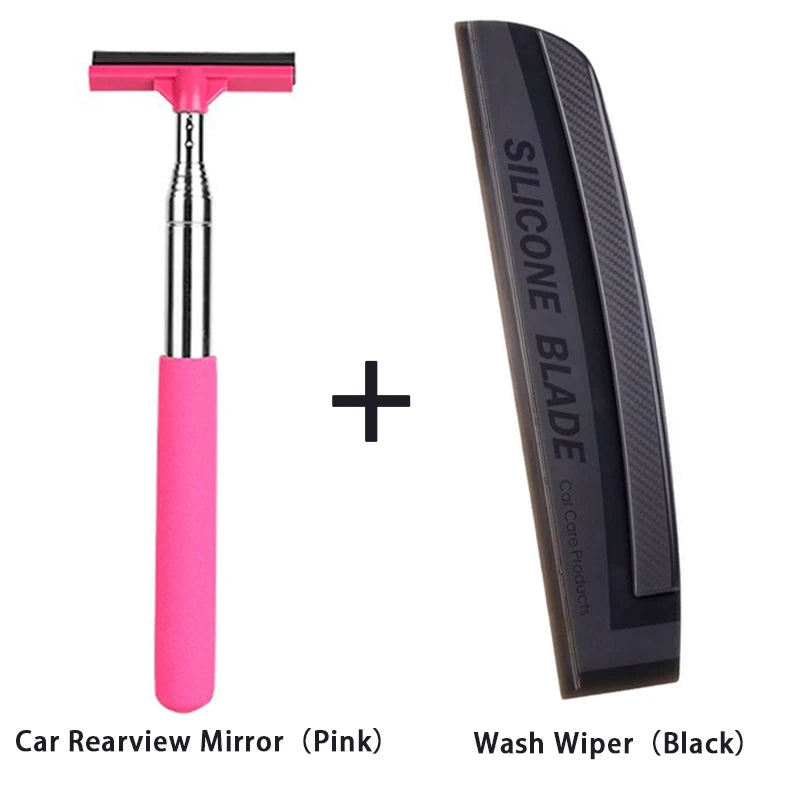 Non-Scratch Soft Silicone Handy Squeegee Car Wrap Tools Water Window Wiper Drying Blade detail view
