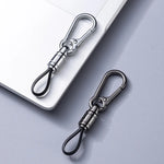 Car Key Chain Pendant Metal Simple Key Chain Men's Waist Hanging Buckle Ring Pendant Hig detail view