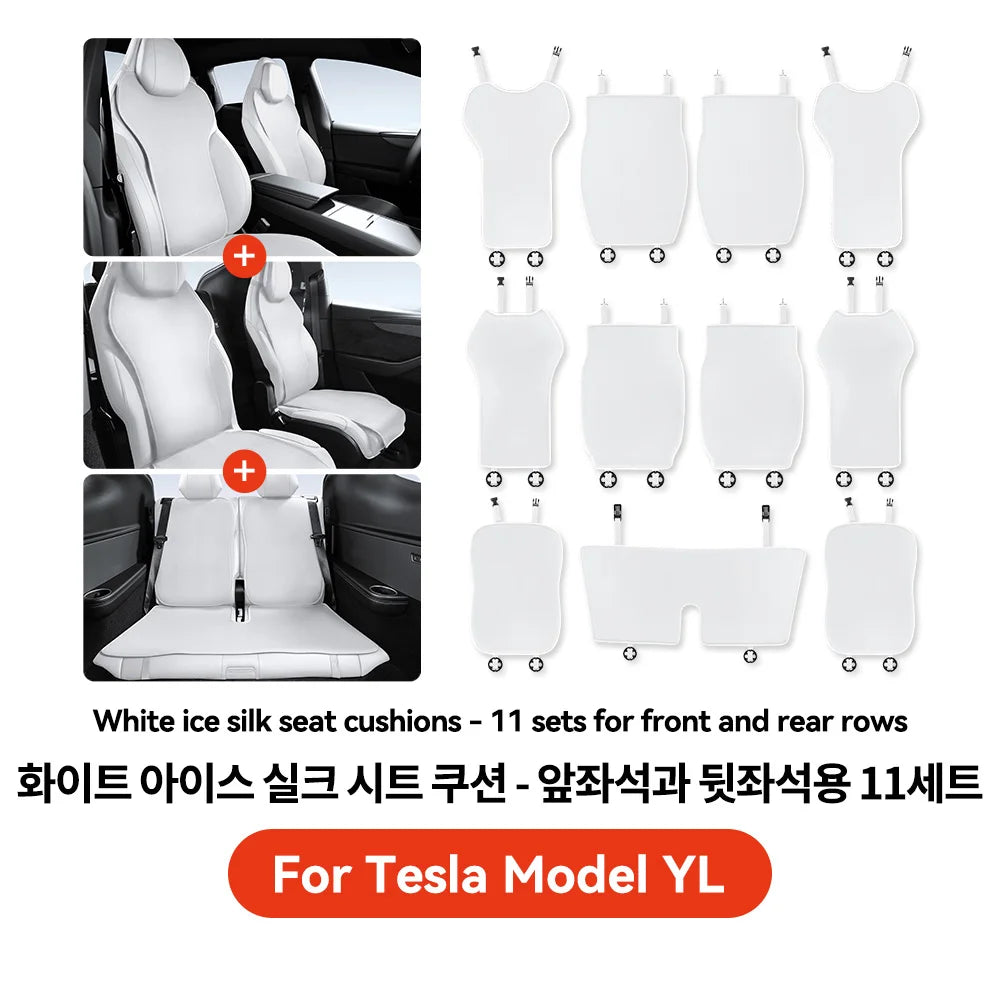 YZ for Tesla Model YL 6-Seater Four seasons Car Seat Cover Cushion Comfort Anti-Slip Bac detail view