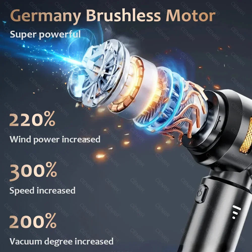 CENRR 998000PA Car Vacuum Cleaner Powerful Portable HandHeld Vacuum Cleaner For Car Wire detail view