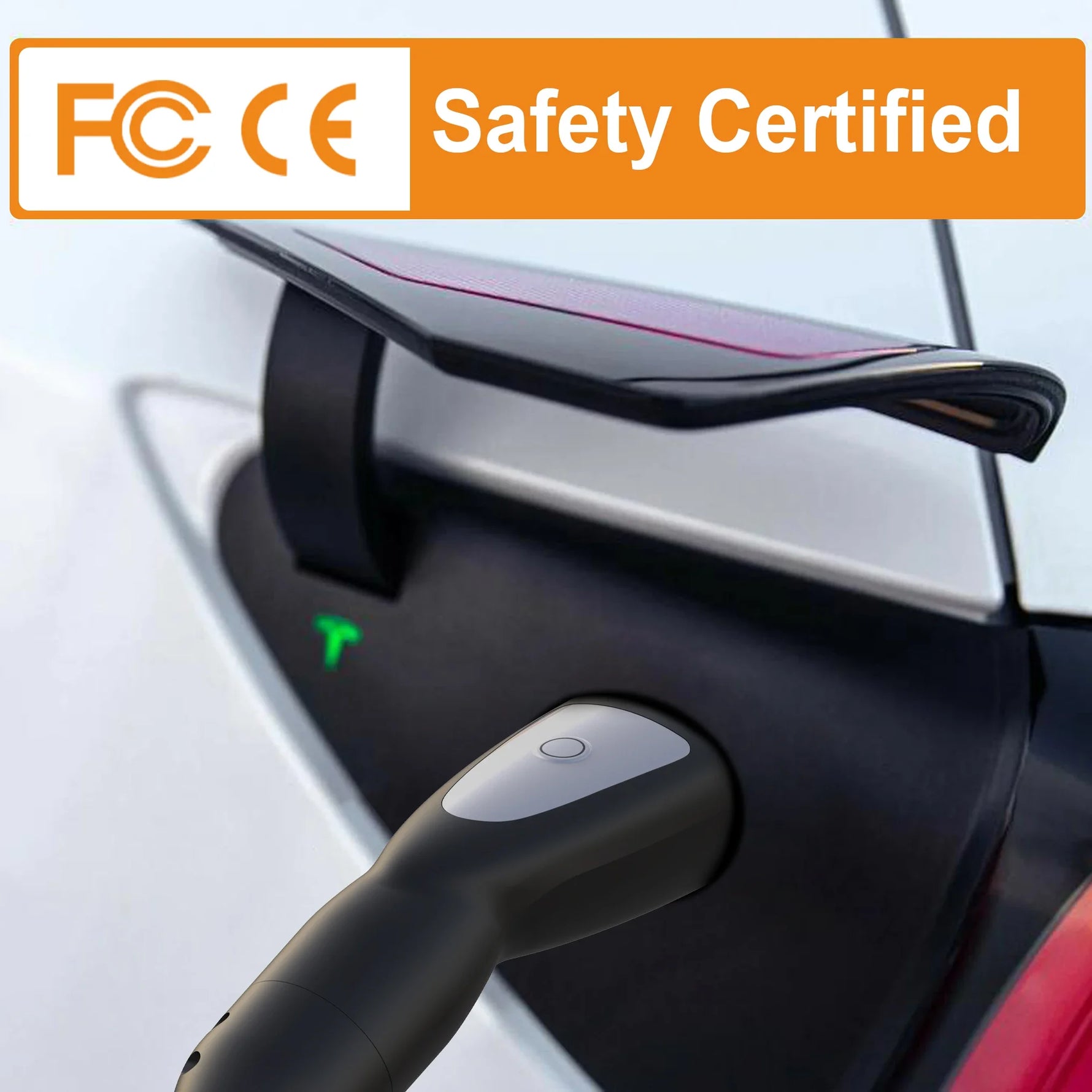 feyree Portable EV Charger Wallbox Tesla 7KW 32A Level 2 | Current Adjustable with 5m lifestyle view