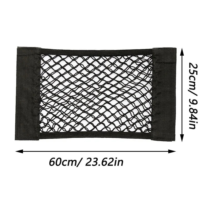 1 Universal Car Storage Bag Dual-Layer Mesh Trunk Organizer | Integrated Car Storage lifestyle view