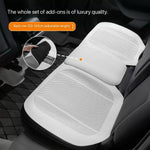 Breathable Leather Car Seat Cover Universal Front Seat Protection Cushion Luxury Car lifestyle view