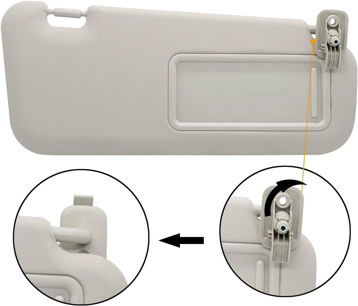 For Mazda 3 2010 2011 2012 2013 Car Sun Visor Driver Passenger Side Sunshade Board Sun Shade Replacement Part BBM269320C75