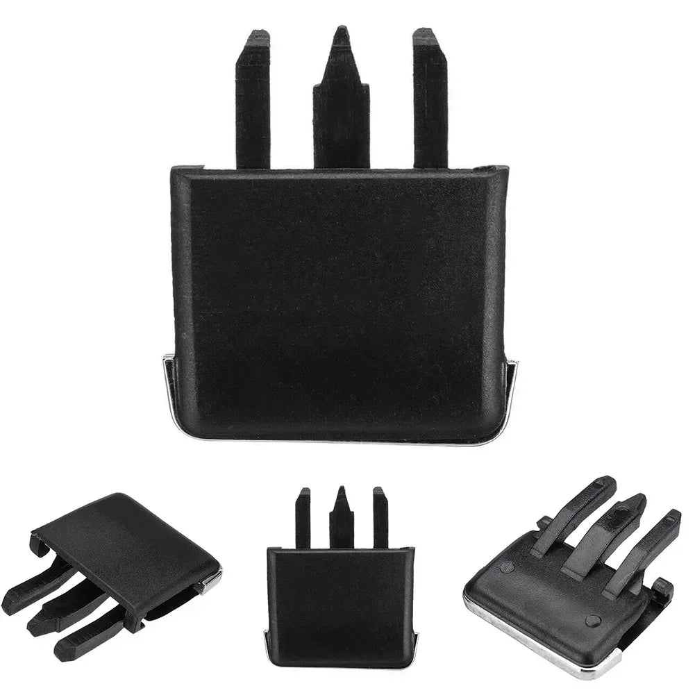 Clip Air Conditioning Vent Parts Plastics 31.3mm X 34.2mm 4PCS/Set Black Car Louvre additional angle