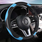 Breathable Anti Slip Steering Wheel Cover 37-38.5cm additional angle