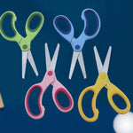 Left Handed Scissors Stainless Steel Colorful Cute Design For Students Children Offic alternate view