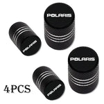 4pcs Waterproof Car Tire Valve Caps | Universal Tire Stem Covers for Polaris Vehicl additional angle