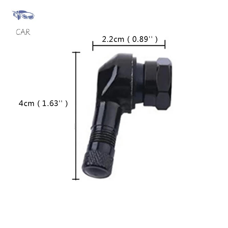 1Pc Metal Valve Elbow 90 Degree Angle Motorcycle Tire Valve Stem | Durable Aluminum A lifestyle view