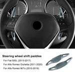 For Alfa Romeo Giulietta MiTo 2011-2019/Fiat 500L 2013-2017 Car Steering Wheel Shift Paddle DSG Extension Shifter Gear Stickers