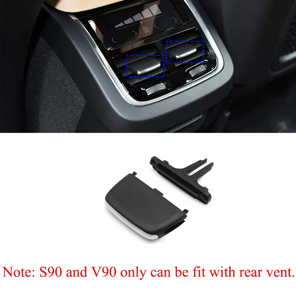 For Volvo XC90 V90 S90 Car Air Conditioner Vent Clip Repair Kit Front Rear AC Vent Grille Outlet Tab Clip Slider Replacement