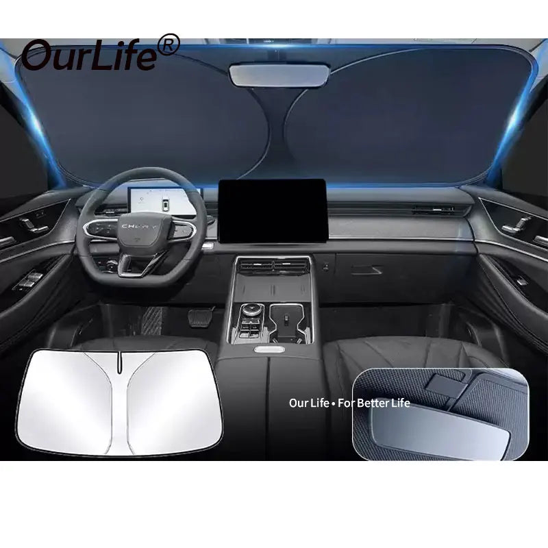 For Chery Tiggo 9 2026 2025 tiggo 8L Car Windshield Sunshade Cover Anti UV Protection Au detail view
