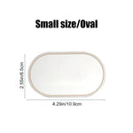 Car Sun Visor Makeup Mirror Stainless Steel Auto Rearview Mirror Self-adhesive Vanity Mirror Car Interior Cosmetic Mirror