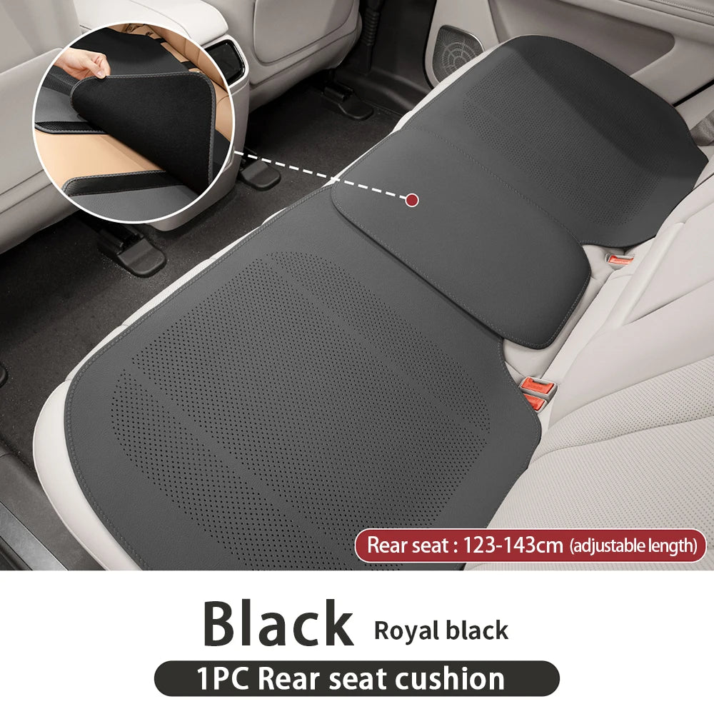 Car Seat Cushion Artificial Leather Breathable Four Seasons additional angle