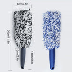 SEAMETAL Car Wheel Tire Rim Cleaning Brush Portable Plush Car Wheel Hub Brush Washi additional angle
