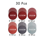 15-65 Pcs Car Headlight Repair Restoration Kit 3 Inch 75mm Sanding Plate Waxing Spong alternate view