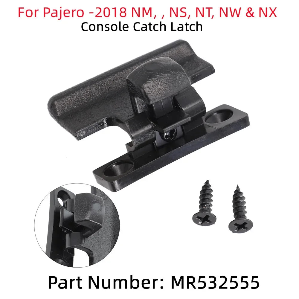 1Pcs Car Console Catch Latch MR532555 Armrest Box Cover Upper Latch Clip For Pajero 2000-2018 NM NP NS NT NW & NX
