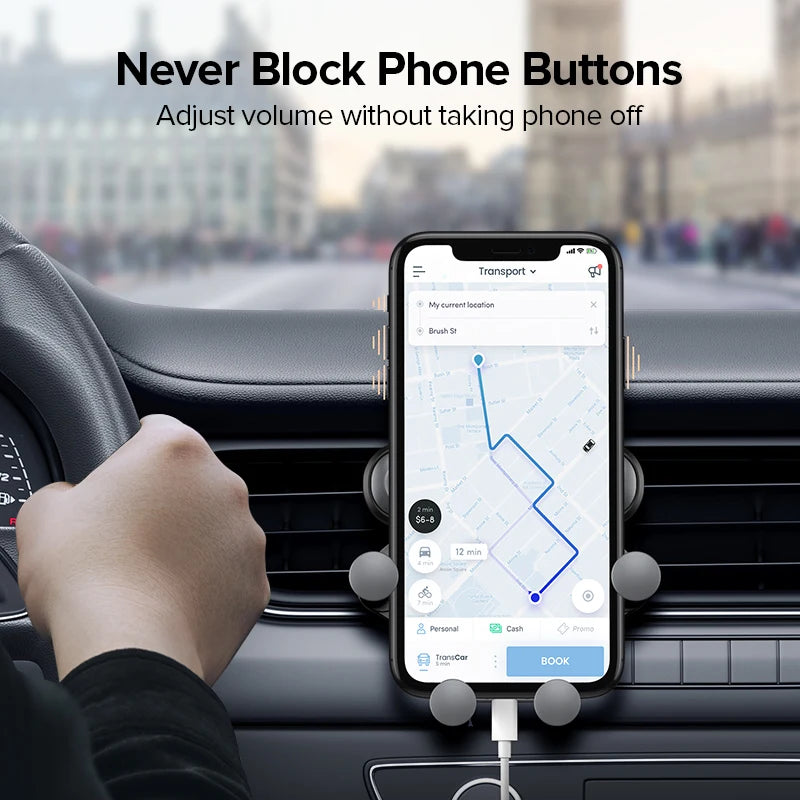 Gravity Car Phone Holder Air Vent Mount Cell Phone Holder in Car Mobile Support For i alternate view