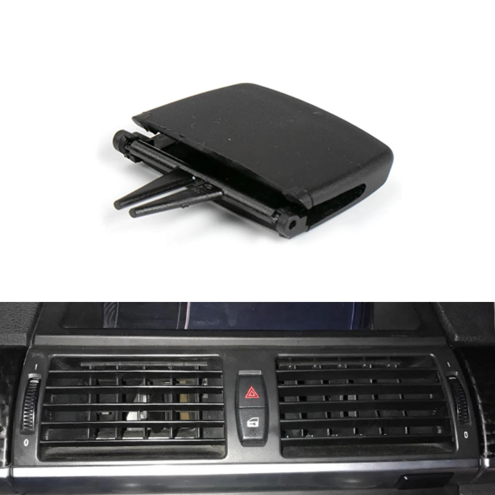 64229220101 Car Front Rear Air Conditioning AC Vent Grille Slider Tab Clip Repair Kit Quick-install model For BMW X5 X6 E70 E71