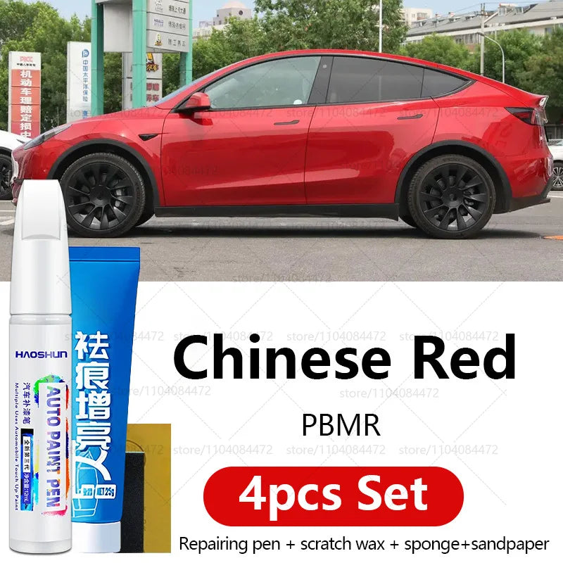 Car Paint Repair Pen For Tesla Model X Y S 3 | 4PCS Scratch Repair Kit lifestyle view