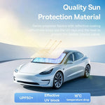 Car Windshield Sun Shade Umbrella Wider Hemmed Edges Summer Sun Protection detail view