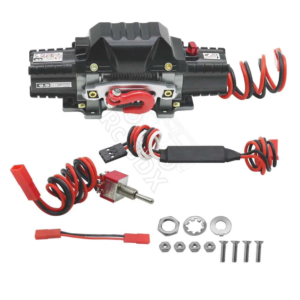 RC Metal Automatic Double Motor Simulated Winch For 1/10 RC Crawler Car Axial SCX10 T alternate view