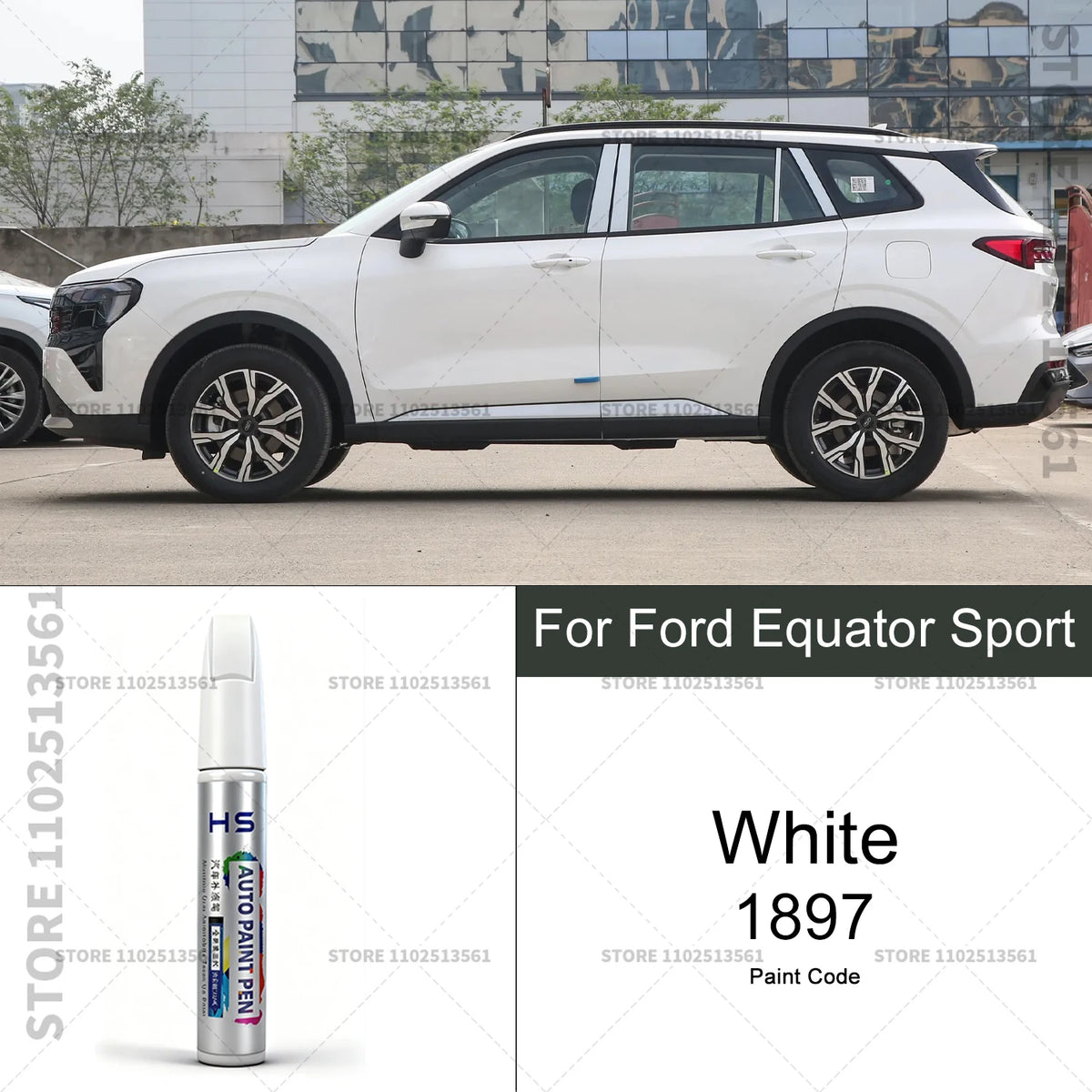 For Ford Territory Equator Sport Car Paint Repair Pen Touch Up Scratch Remover DIY additional angle