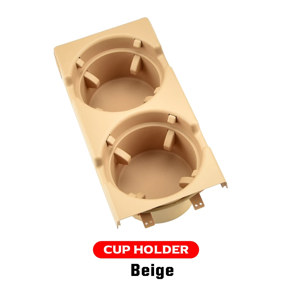 Double Hole Car Center Console Storage Box with Cup Holder | For BMW E46 1999-2006 lifestyle view