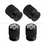 For Sweden Swedish Flag Union Jack Britain Flag Emblem 4Pcs Aluminum Motorcycle Car additional angle