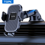 TOPK Car Phone Holder | Universal Air Vent and Dashboard Mount detail view
