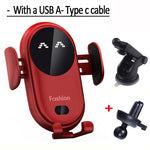 Wireless Car Charger Phone Holder Air Vent Mount lifestyle view