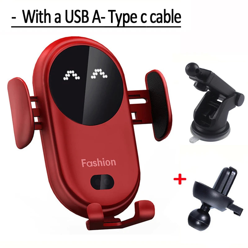 Wireless Car Charger Phone Holder Air Vent Mount lifestyle view