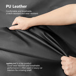 AUTOMECHANIST Car Seat Cover Front Rear Seat Cushion Protector Nappa Leather Soft Sea alternate view