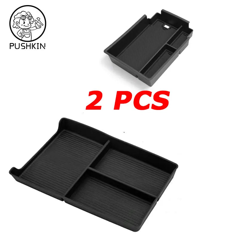 BYD Sealion 7 2024 2025 Center Console Organizer | Cup Holder & Rear Screen Storage additional angle