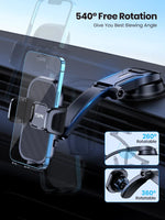 TOPK Car Phone Holder Gravity Stand for iPhone Xiaomi Samsung Car Mobile Support fo additional angle
