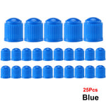 AUTCOAT Tire Stem Valve Caps | Universal Plastic Valve Covers for Cars, Trucks, Bikes detail view