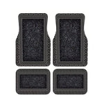 Red Bohemian Paisley Print Car Floor Mats 4Pcs Universal Anti-Slip Auto Carpet Interi lifestyle view