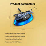 Solar Powered Rotation Helicopter Car Air Freshener | Solar Aromatherapy Diffuser w additional angle
