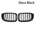 Front Kidney Double Line Grille Grill Replacement Racing Grills Grilles Auto Grill Accessories For BMW X3 X4 F25 F26 2014-2017