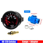 2" 52mm Water Temperature Gauge 40-120°C | 12V Car Water Temp Meter with Sensor and Hose detail view