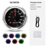 52mm 12V 7 Color Car Gauge Set | Multi-Function Auto Meter lifestyle view