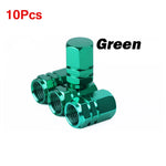 Aluminum Alloy Tire Valve Caps | 5 or 10 Pack Waterproof Dustproof Stem Covers detail view