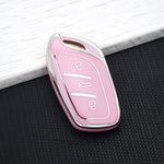 Soft TPU Car Key Case Cover Fob For MG ZS EV MG4 HS EHS MG5 MG6 MG3 MG7 GT ZX For R additional angle