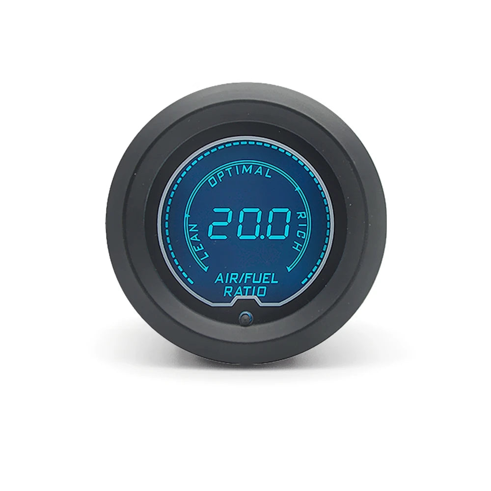 52mm Car Gauge Set | 7 Color LCD Digital Display Tachometer Boost Water Temp Oil Temp lifestyle view