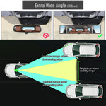 Auto Anti glare Wide Angle Convex Rearview Mirror Car Interior Rear View Baby Child Seat Watch Blue Sun Visor Goggle Safety