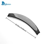 ABS Carbon Fiber Steering Wheel Frame Cover For Tesla Model 3 Highland 2024 Model Y Juniper 2025 Trim Car Interior Accessories