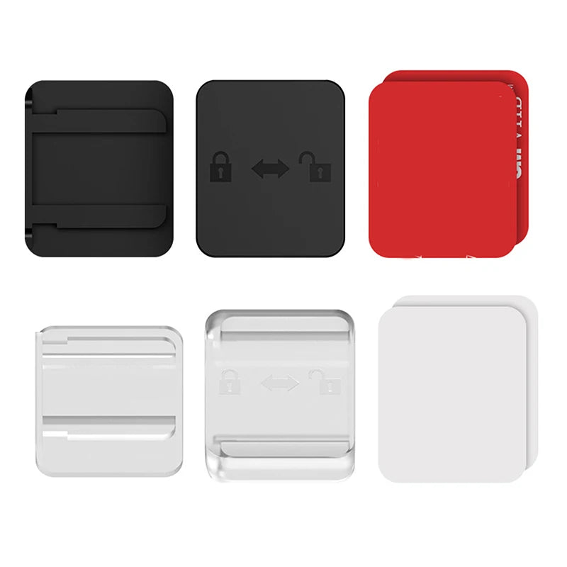 Car Toll Pass Holder Adhesive Sticky ETC Bracket Adhesive Removable Easy Installation close-up view