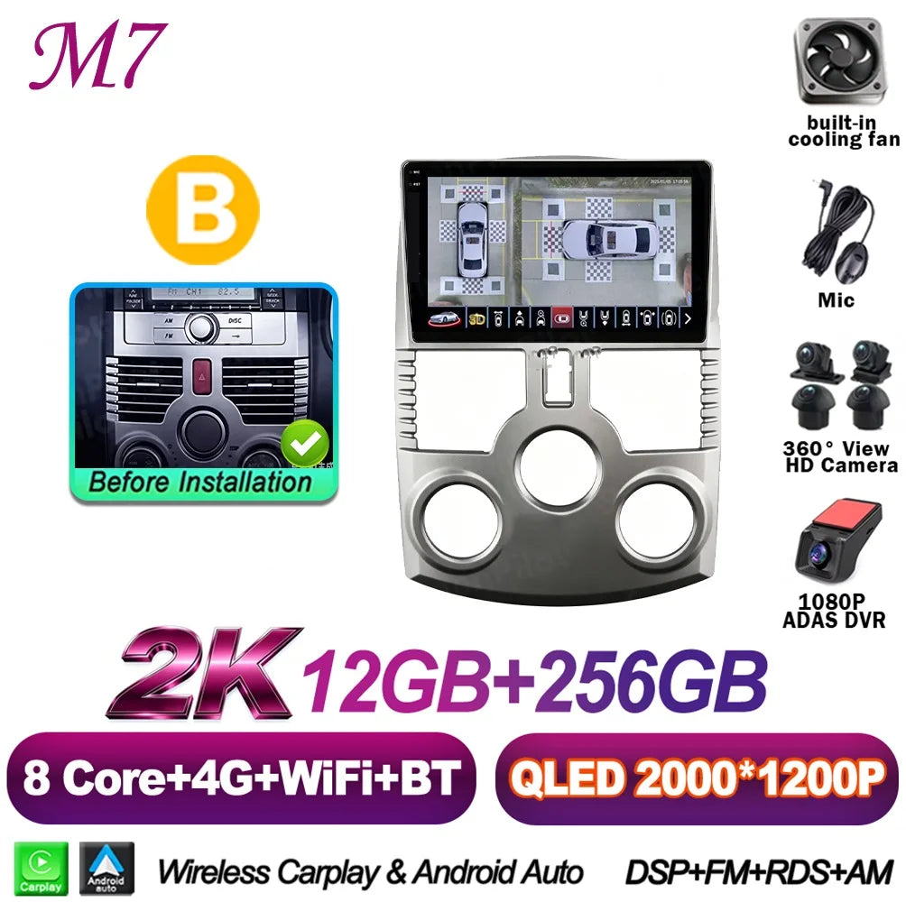 Android 16 For Toyota Rush DAIHATSU TERIOS 2006 - 2011 Car Radio Stereo Head Unit Mul alternate view