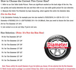 Moonet Universal Spare Tire PVC Leather Cover 12" 13" 14" 15" 16" 17" inch for Auto/T alternate view