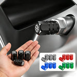 4Pcs Metal Car Tire Valve Caps for VW Models | Dust-Proof Tire Stem Covers